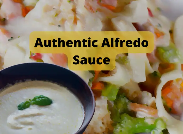 This is authentic alfredo sauce recipe