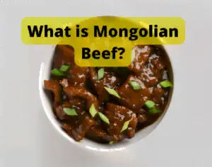 What is Mongolian Beef? It's seared and sauces coated beef dish