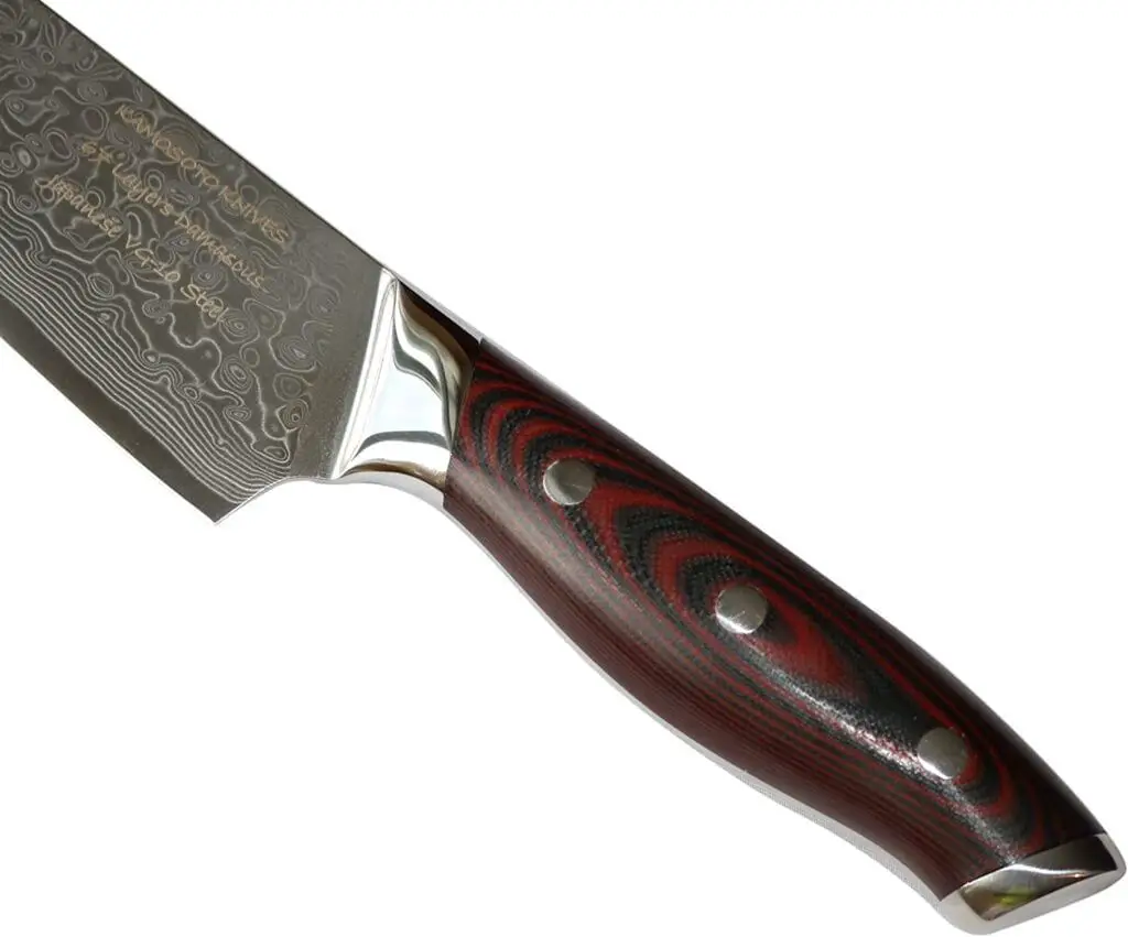 7-inch Professional Damascus Santoku Knife by Kamosoto