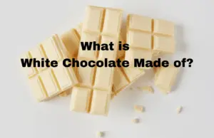What is White Chocolate Made of