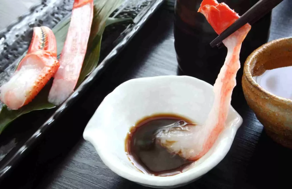 what is kani sashimi? It's crab sashimi,
